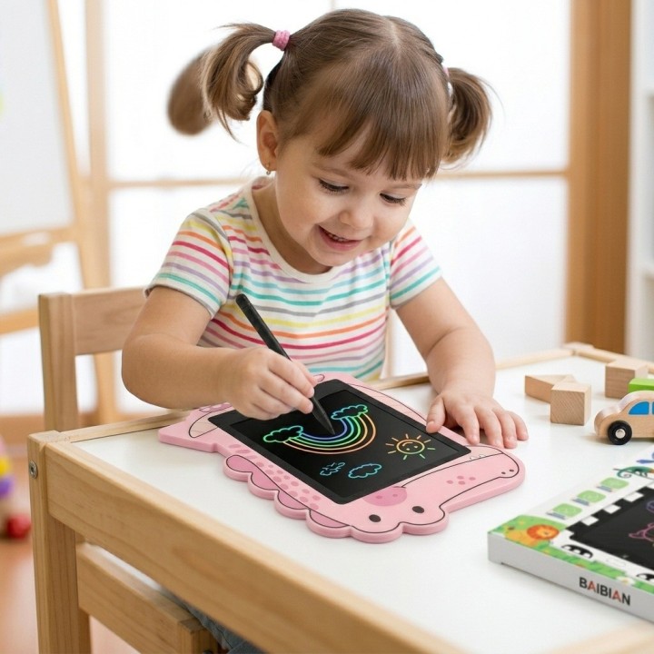 Tablero Mágico Lcd Infantil Con Forma De Animales