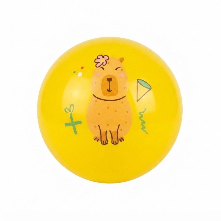 Pelota Inflable Infantil Diseño Capibara Divertido
