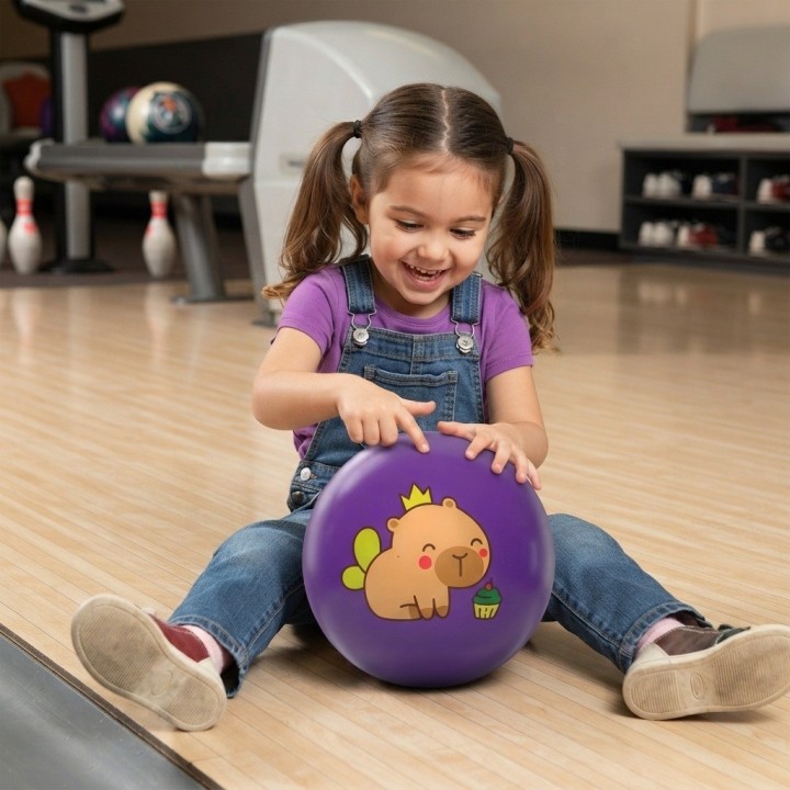 Pelota Inflable Infantil Diseño Capibara Divertido
