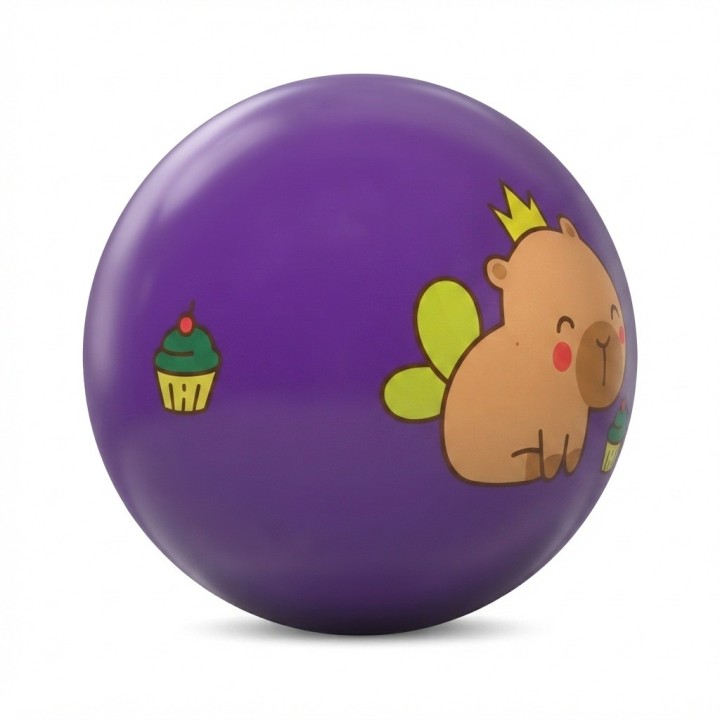 Pelota Inflable Infantil Diseño Capibara Divertido