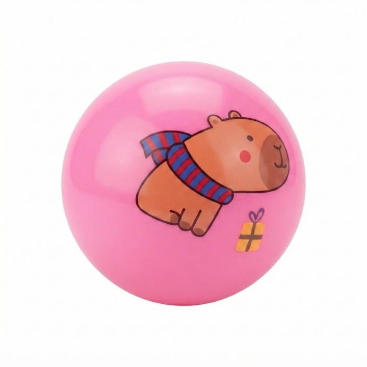 Pelota Inflable Infantil Diseño Capibara Divertido
