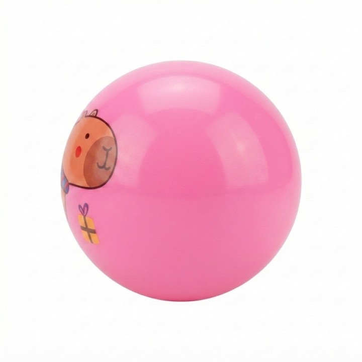 Pelota Inflable Infantil Diseño Capibara Divertido