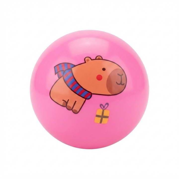 Pelota Inflable Infantil Diseño Capibara Divertido