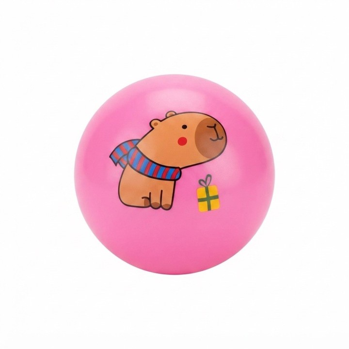 Pelota Inflable Infantil Diseño Capibara Divertido