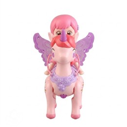 Unicornio Caminante Interactivo Con Hada Y Luz + Baterias