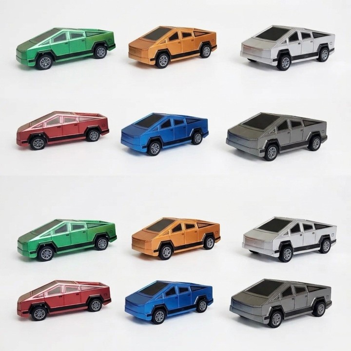 Colección 10 Camionetas Futuristas A Fricción