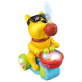 Juguete Perro Musico Baterista Triciclo Luces Sonido Vapor