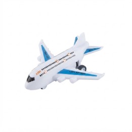 Set 5 Vehículos Policía Y Avión Juguete Fricción