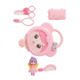 Set Accesorios De Belleza Juguete Con Muñeca Y Estuche