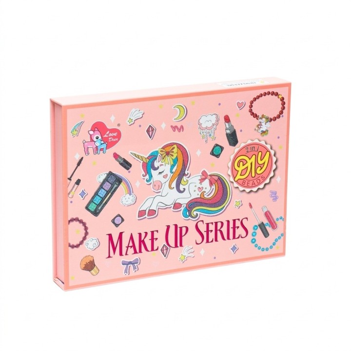 Set Maquillaje Niñas Juguete Bisutería Espejo Accesorios