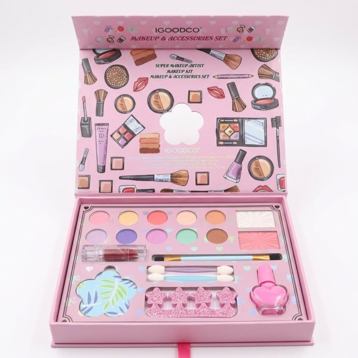 Set Maquillaje Niñas Juguete Maleta Espejo Accesorios