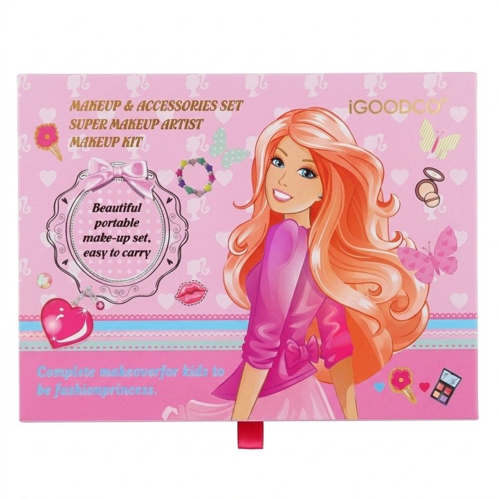 Set Maquillaje Niñas Juguete Maleta Espejo Accesorios