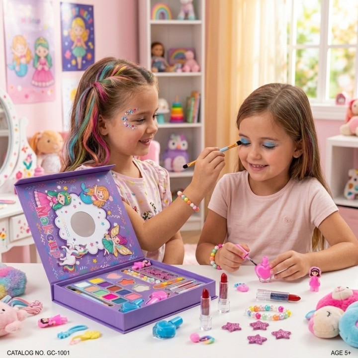 Set Maquillaje Niñas Juguete Princesa Unicornio Hada