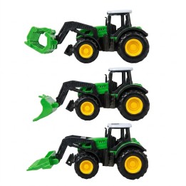 Set 3 Tractores De Granja Juguete Friccion Vehiculos Niños