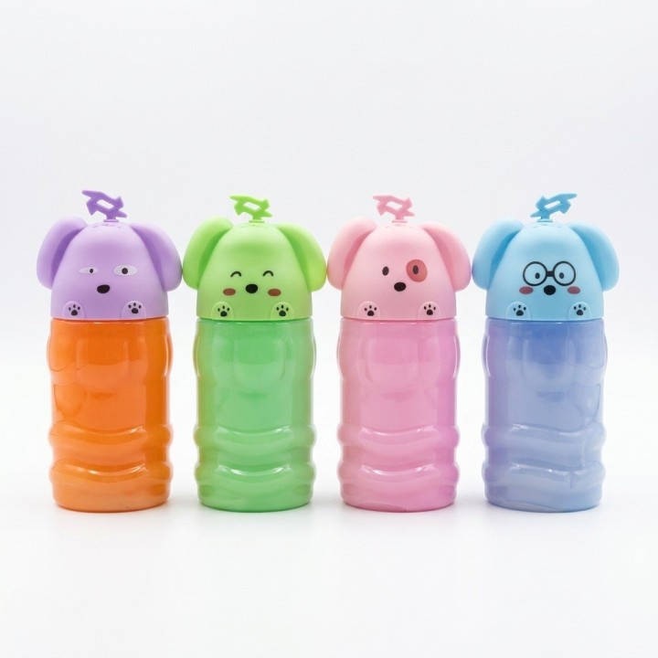 Slime En Envase Perrito Set 4 Unidades Antiestrés