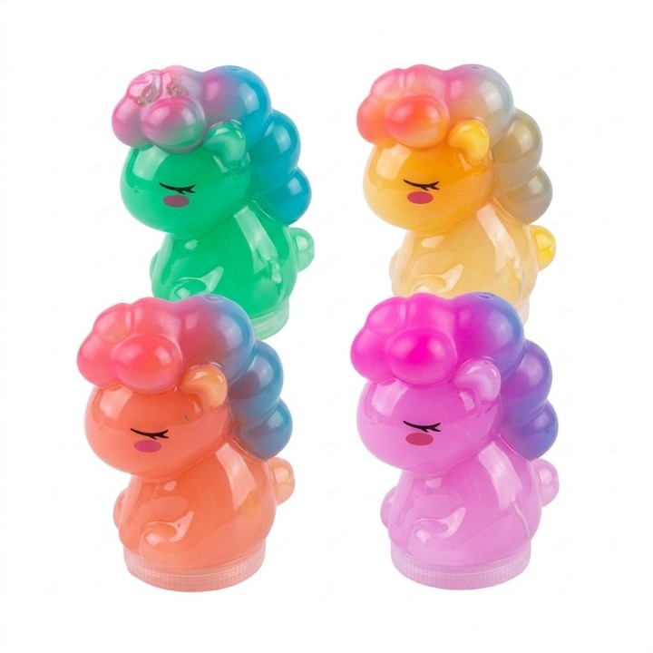 Slime Pony En Envase Set 4 Unidades Antiestrés