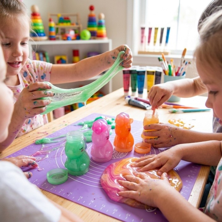Slime Pony En Envase Set 4 Unidades Antiestrés