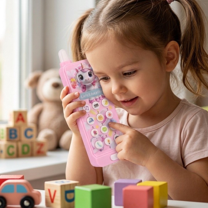 Teléfono Celular Musical Unicornio Juguete Infantil Bebé