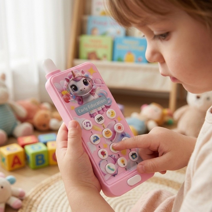 Teléfono Celular Musical Unicornio Juguete Infantil Bebé