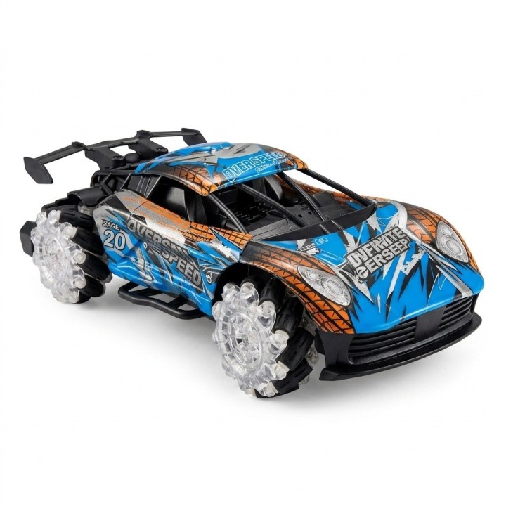 Carro De Control Remoto Acrobático Deportivo Luces Vapor