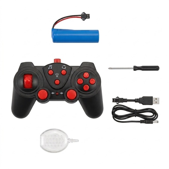 Carro De Control Remoto Acrobático Deportivo Luces Vapor