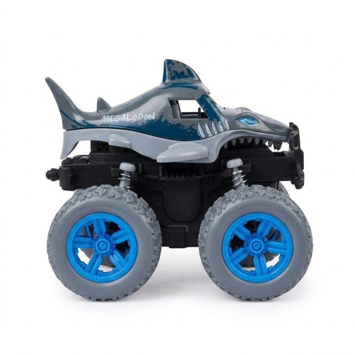 Carro Todoterreno Tiburón Megalodón Fricción