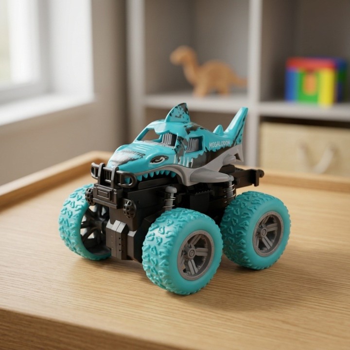 Carro Todoterreno Tiburón Megalodón Fricción