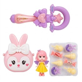 Set Juguete Bolso Conejo Varita Muñeca Dulces Para Niña