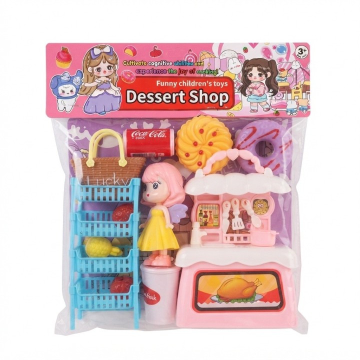Set Tienda Postres Infantil Juguete Niña Accesorios