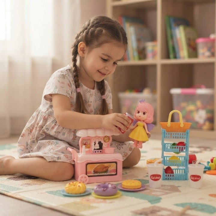 Set Tienda Postres Infantil Juguete Niña Accesorios