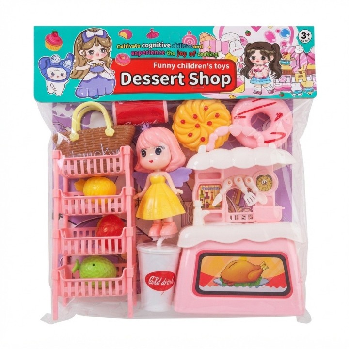 Set Tienda Postres Infantil Juguete Niña Accesorios