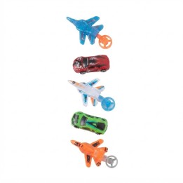Set 5 Carros Y Aviones Fricción Juguete Infantil Variado