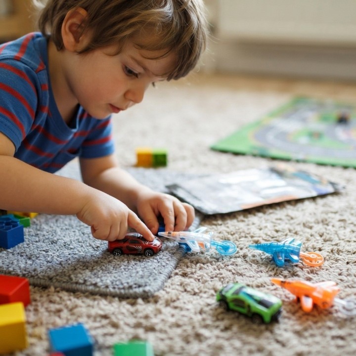 Set 5 Carros Y Aviones Fricción Juguete Infantil Variado