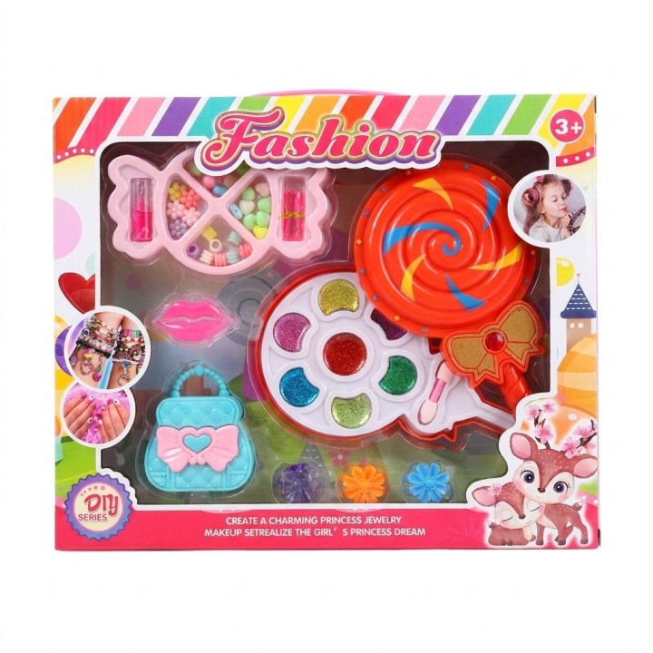 Set Maquillaje Niñas Juguete Dulce Paleta Bisutería
