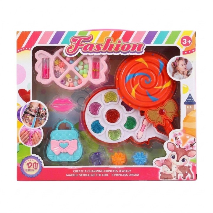 Set Maquillaje Niñas Juguete Dulce Paleta Bisutería