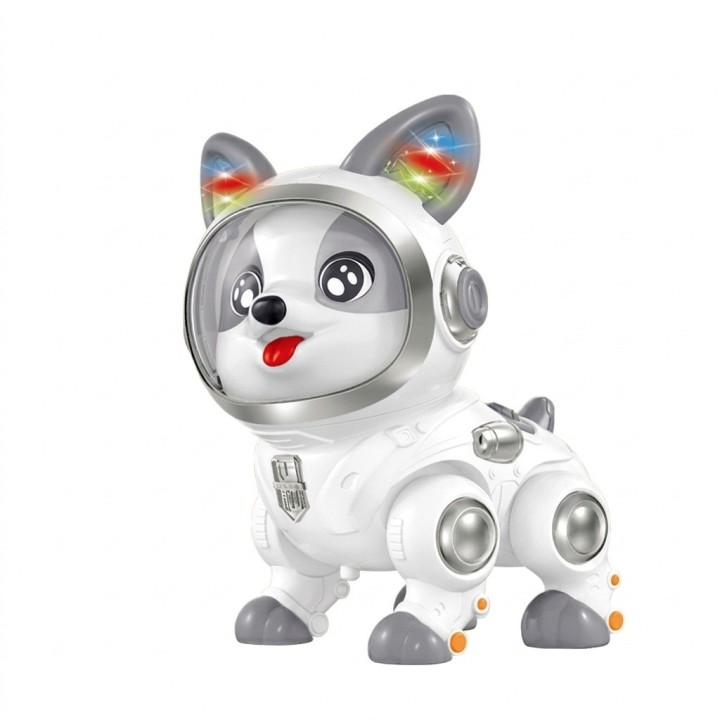 Perro Robot Inteligente Astronauta Interactivo + Luz Sonido