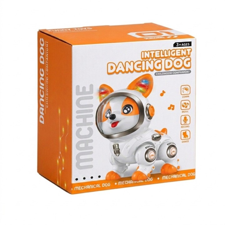 Perro Robot Inteligente Astronauta Interactivo + Luz Sonido