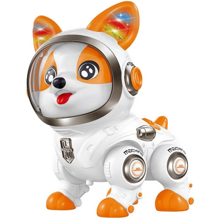 Perro Robot Inteligente Astronauta Interactivo + Luz Sonido