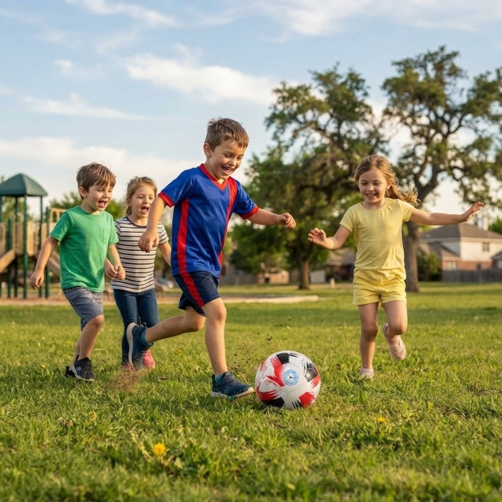 Balón De Fútbol Recreativo Diseño Moderno Y Duradero