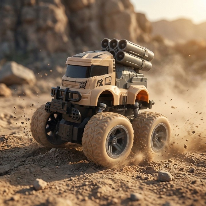 Carro Monstruo Todoterreno Militar Fricción