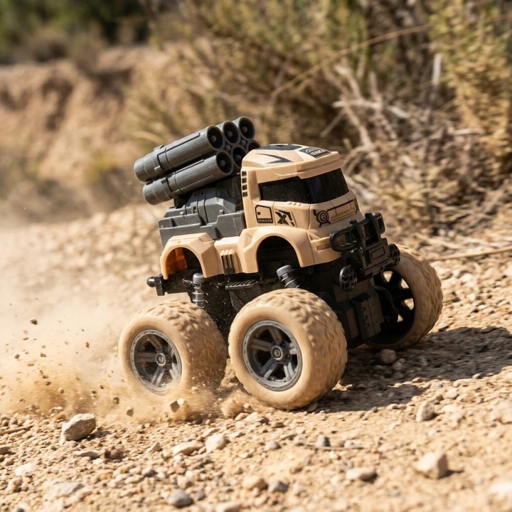 Carro Monstruo Todoterreno Militar Fricción