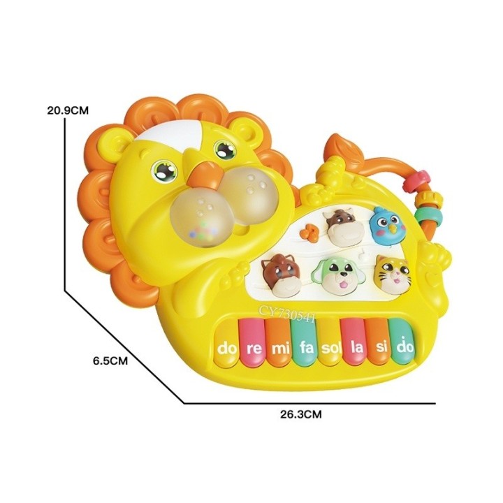 Piano Musical Leon Juguete Educativo Bebes + Baterias