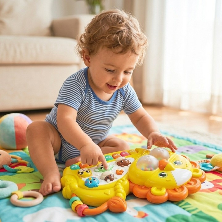 Piano Musical Leon Juguete Educativo Bebes + Baterias
