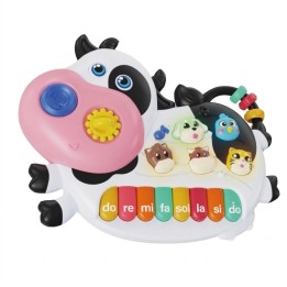 Piano Musical Vaca Juguete Educativo Bebes Luces Sonidos