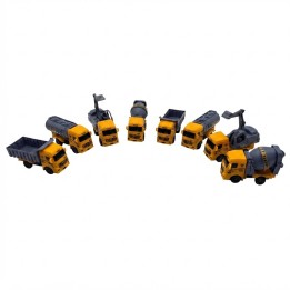 Set 6 Camiones De Construccion Juguete A Cuerda