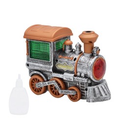 Tren Locomotora A Vapor Electrico Juguete Con Luz Y Musica