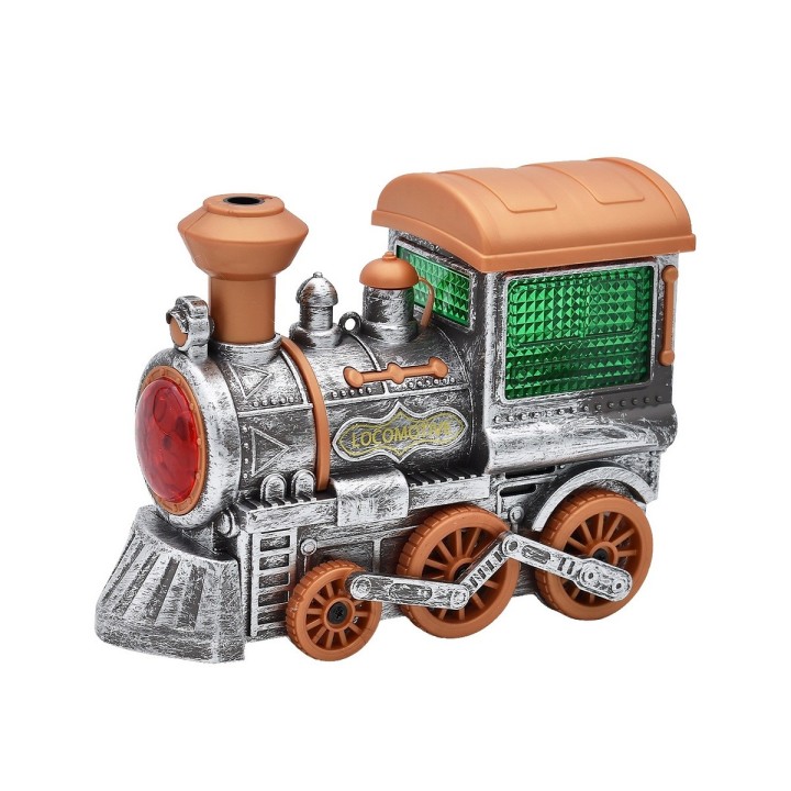 Tren Locomotora A Vapor Electrico Juguete Con Luz Y Musica