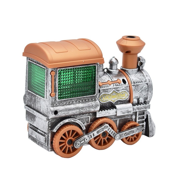 Tren Locomotora A Vapor Electrico Juguete Con Luz Y Musica