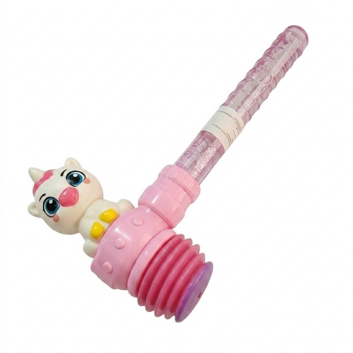 Burbujero Manual Unicornio Juguete Soplar Burbujas Ninos