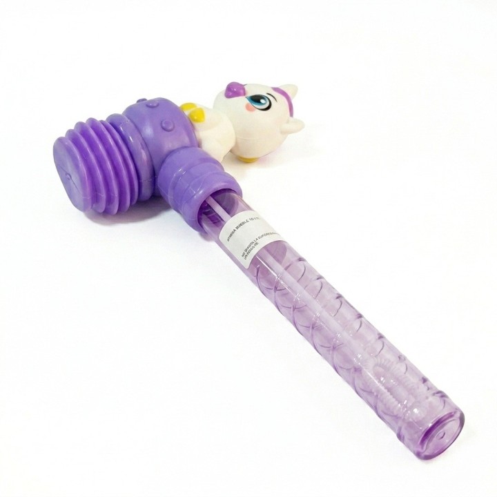 Burbujero Manual Unicornio Juguete Soplar Burbujas Ninos